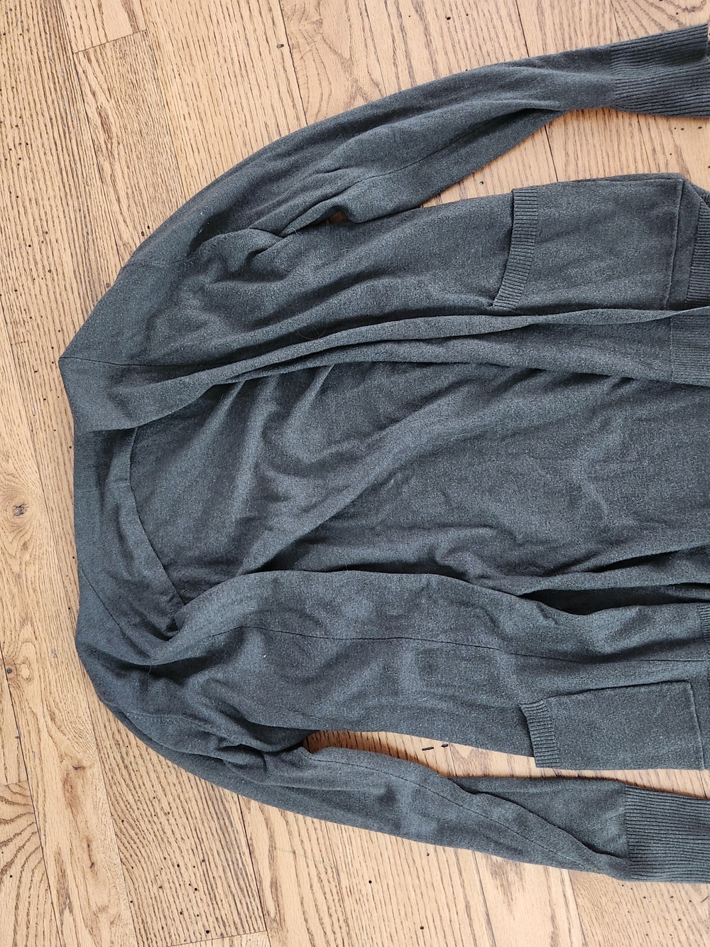 Pink Clover Olive Open Cardigan